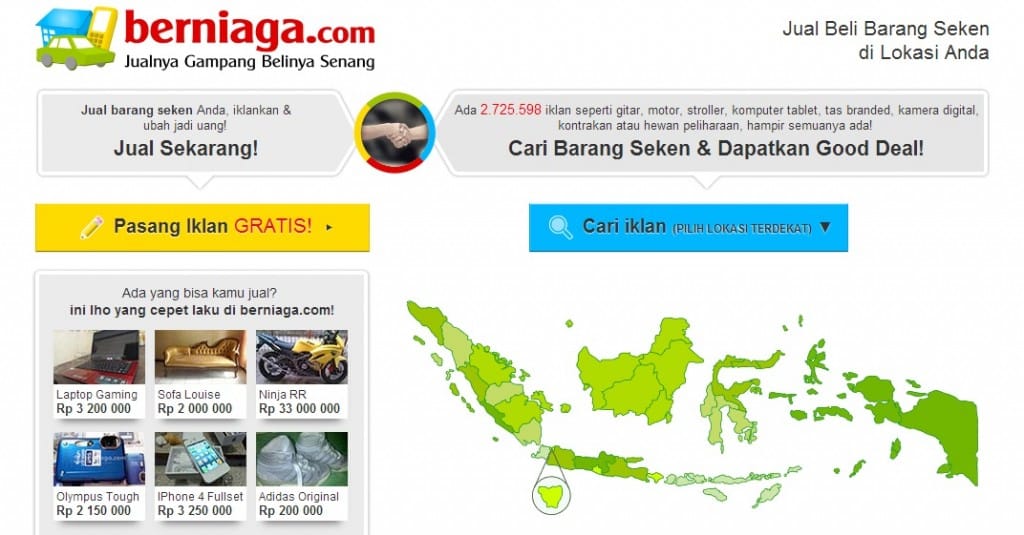 Bisnis Indonesia Online Brokerage, Cuman Butuh Web Tok!